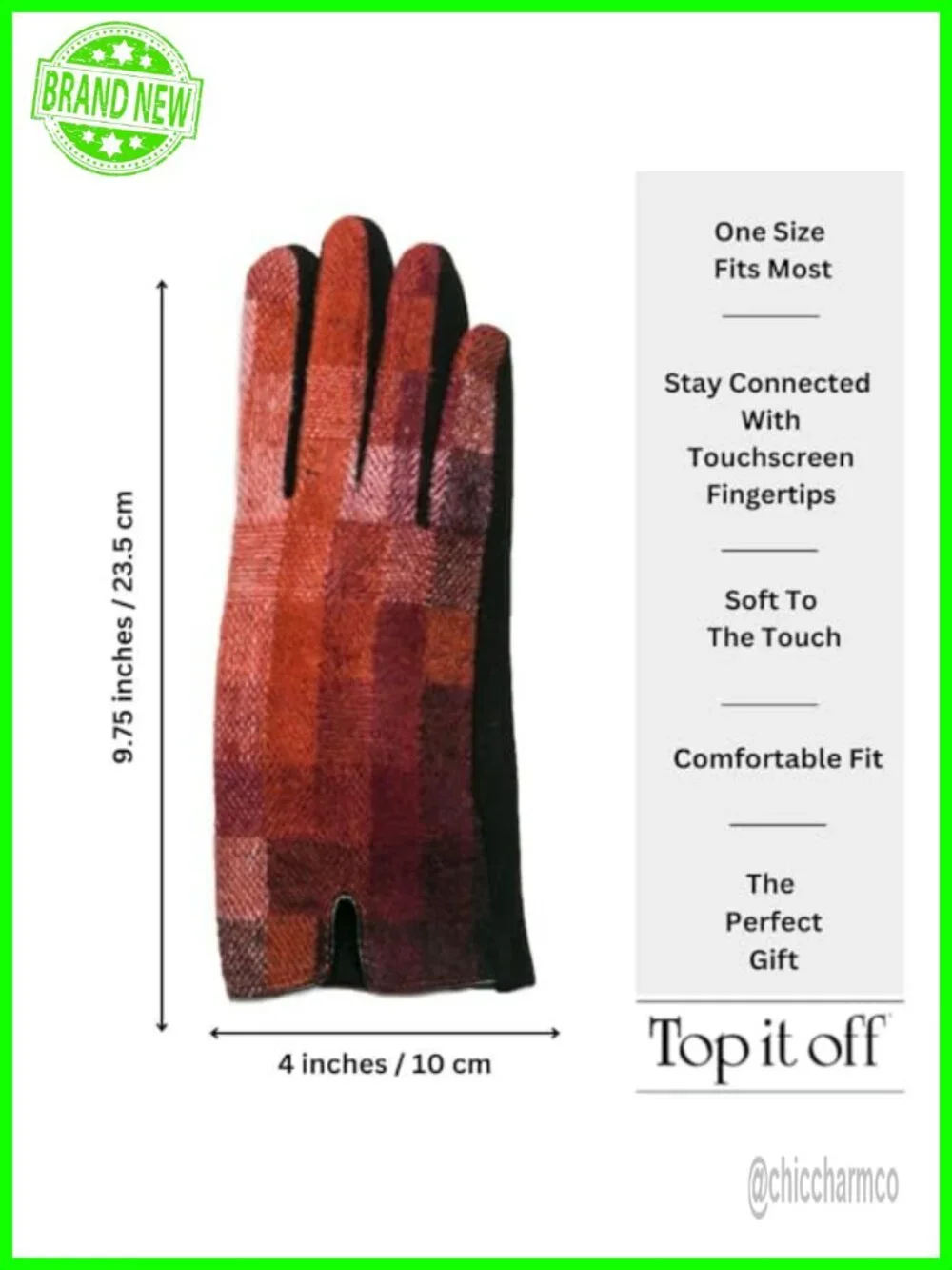 Womens Winter Gloves Touchscreen Compatible Cold Weather Stylish Warm Sherry